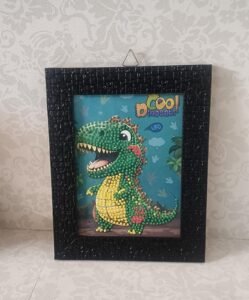 Diamond painting photo frame