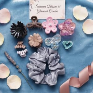 Summer Bloom Hair Accessories Combo Set