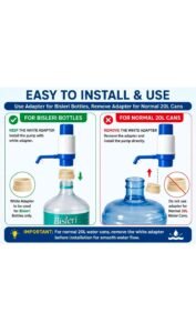 Install Manual Water Bottle Pump