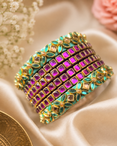 Silk thread bangles