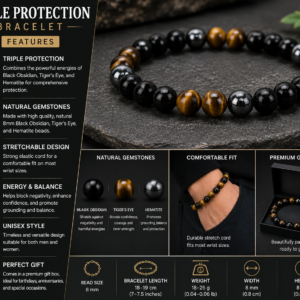 Triple protection bracelet
